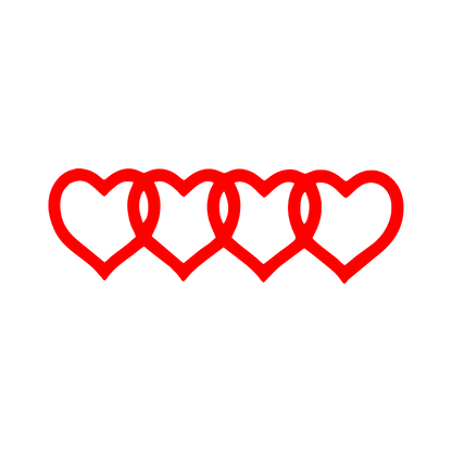 Sticker - AUDI HEARTS