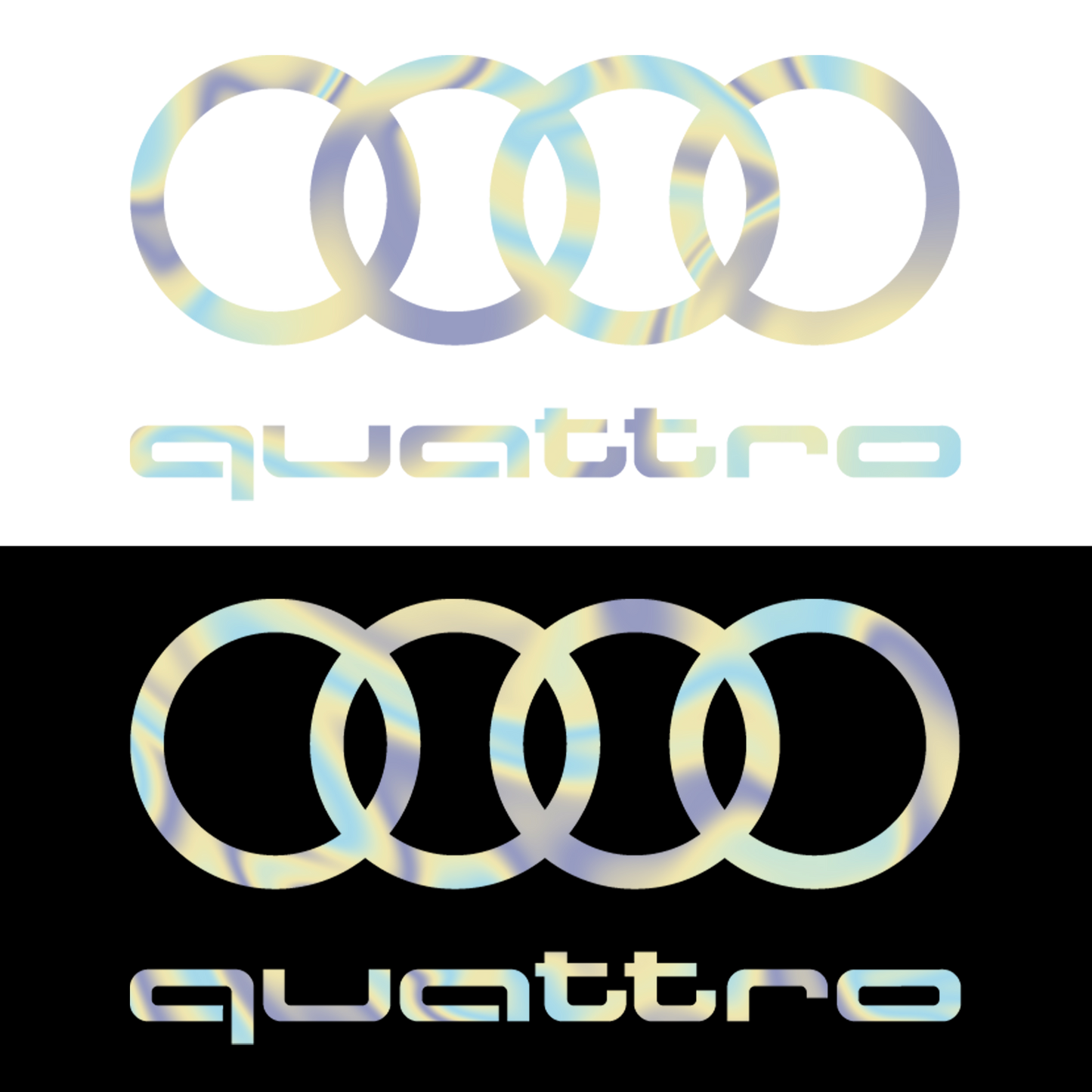 Sticker - AUDI QUATTRO
