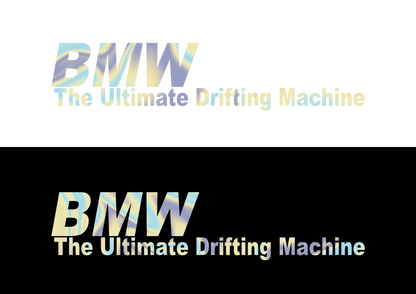 Sticker - BMW DRIFTING MACHINE