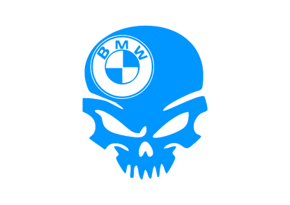 Sticker - BMW SKULL 3