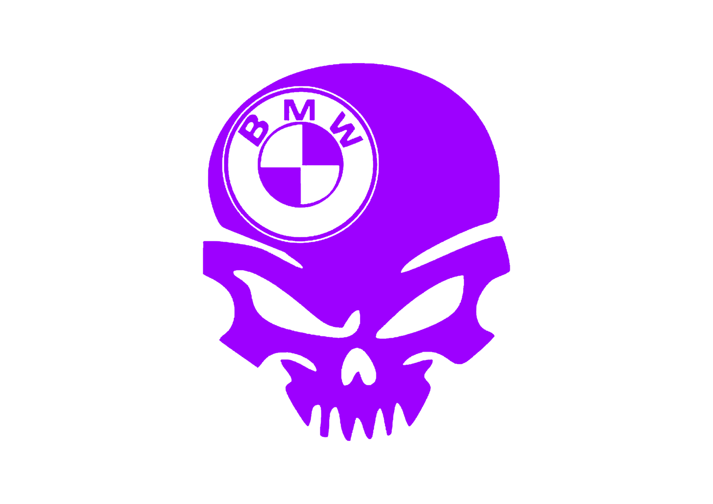 Sticker - BMW SKULL 3