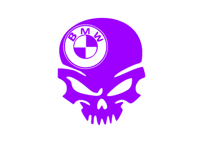 Sticker - BMW SKULL 3
