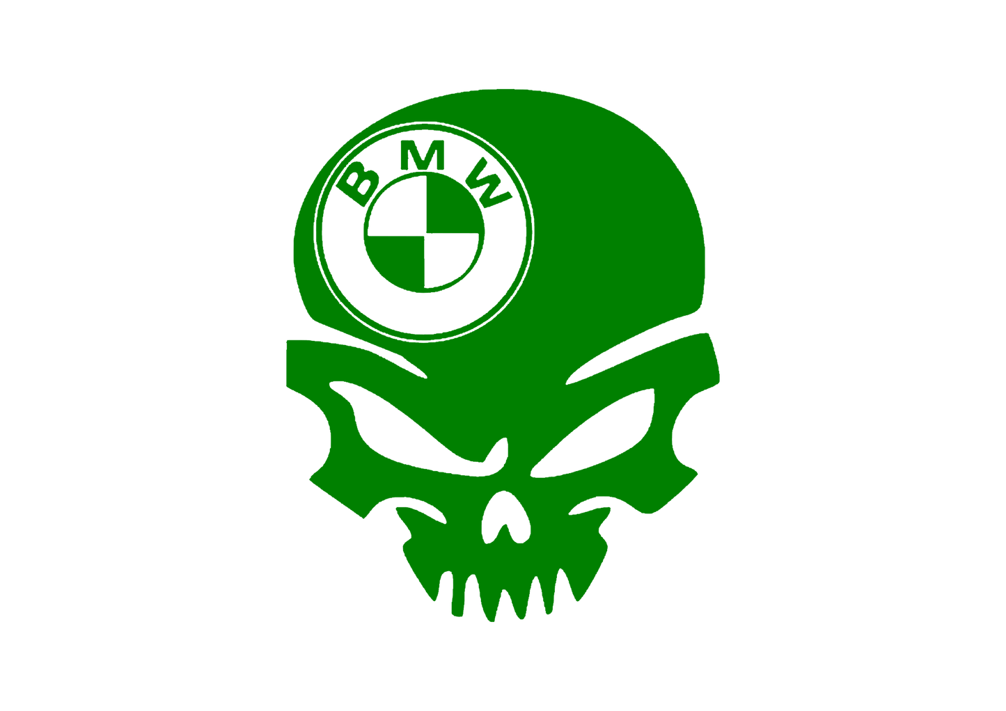 Sticker - BMW SKULL 3