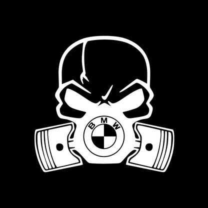 Sticker - BMW SKULL