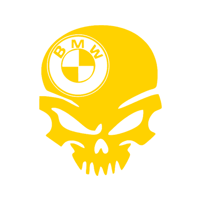 Sticker - BMW SKULL 3