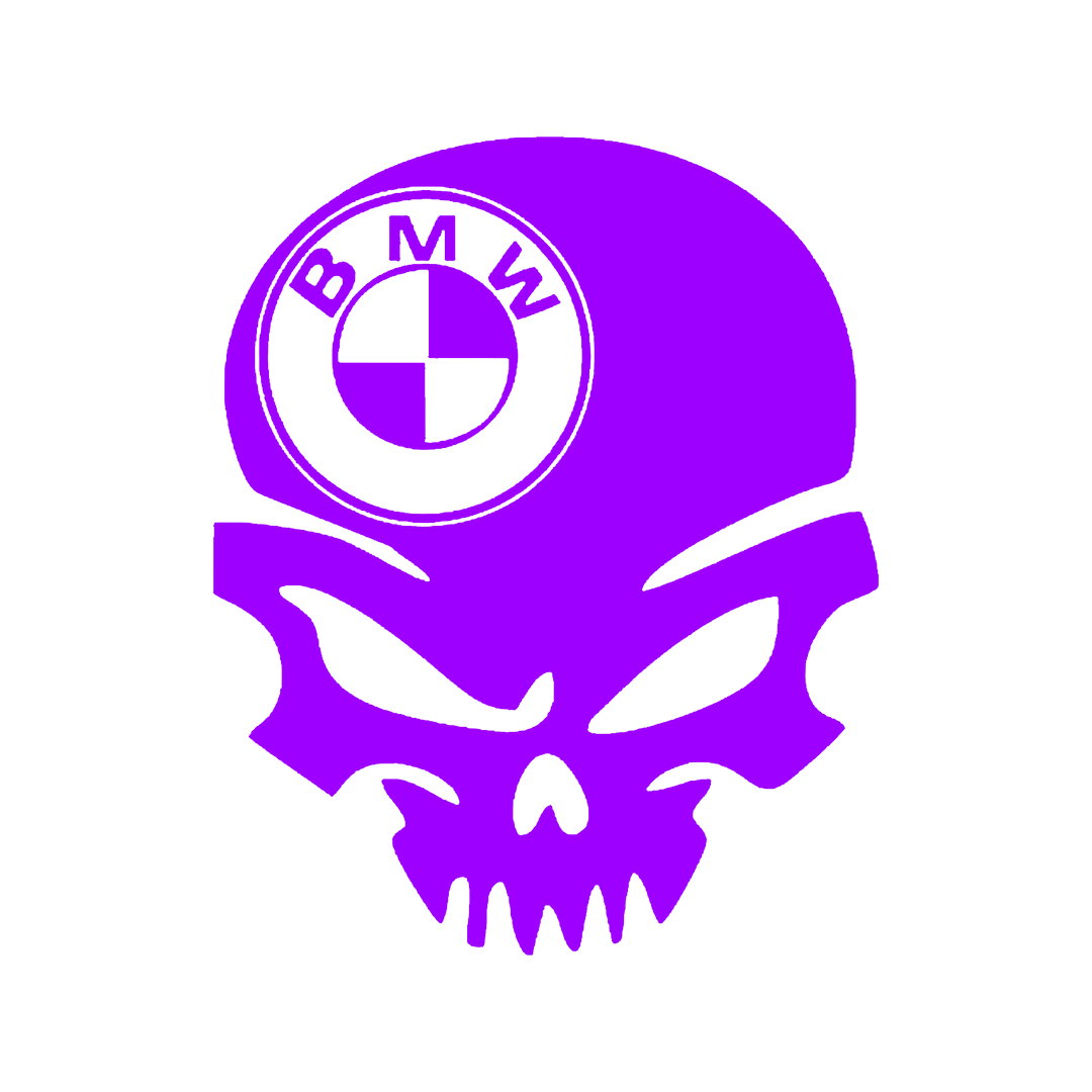 Sticker - BMW SKULL 3