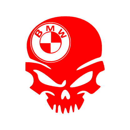 Sticker - BMW SKULL 3