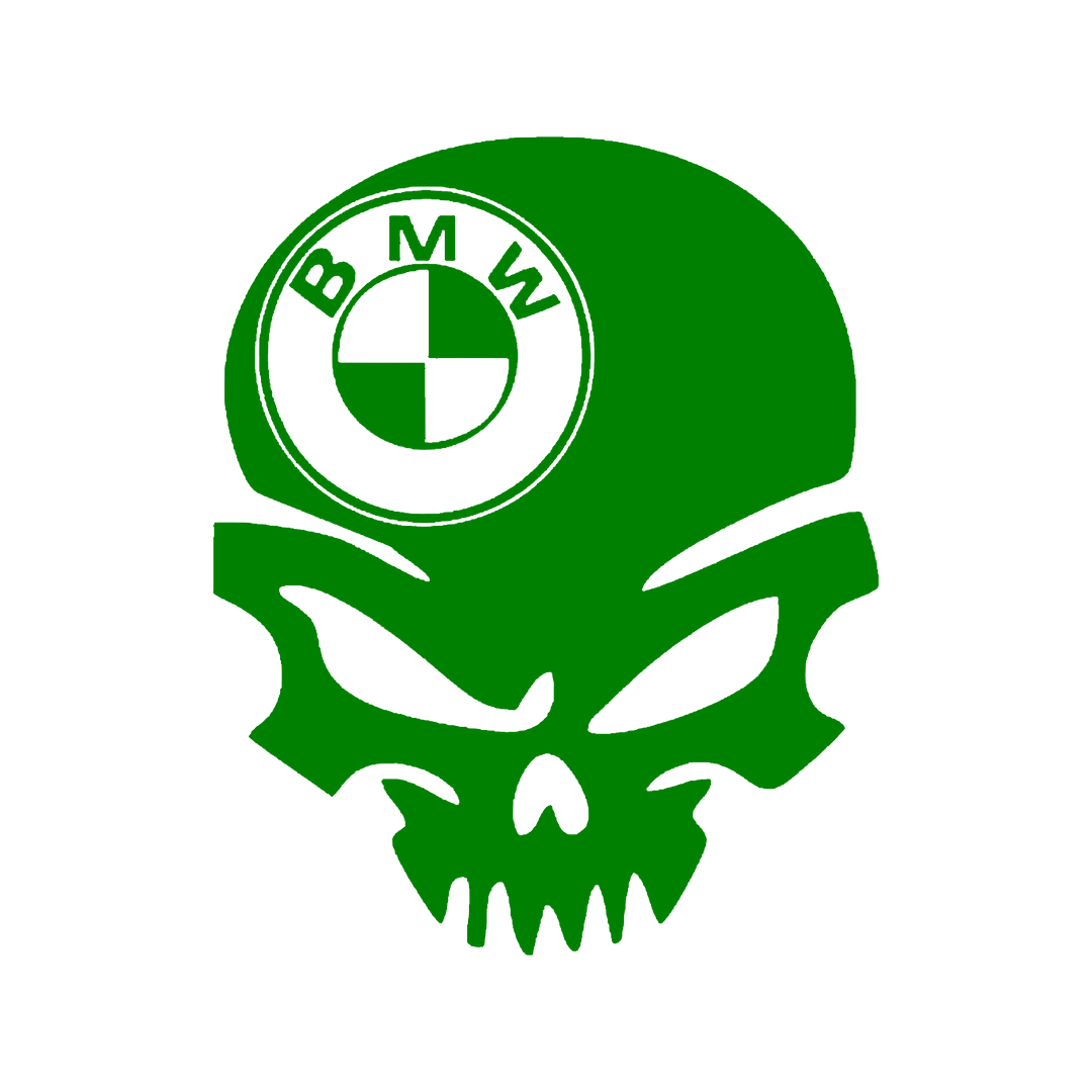 Sticker - BMW SKULL 3