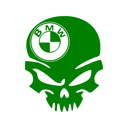 Sticker - BMW SKULL 3
