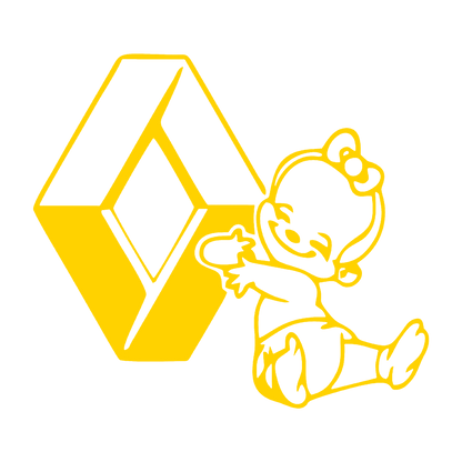 Sticker - BABY ON BOARD RENAULT