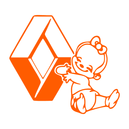 Sticker - BABY ON BOARD RENAULT