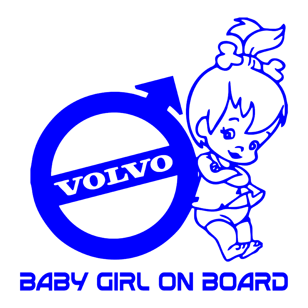 Sticker - BABY ON BOARD VOLVO 2