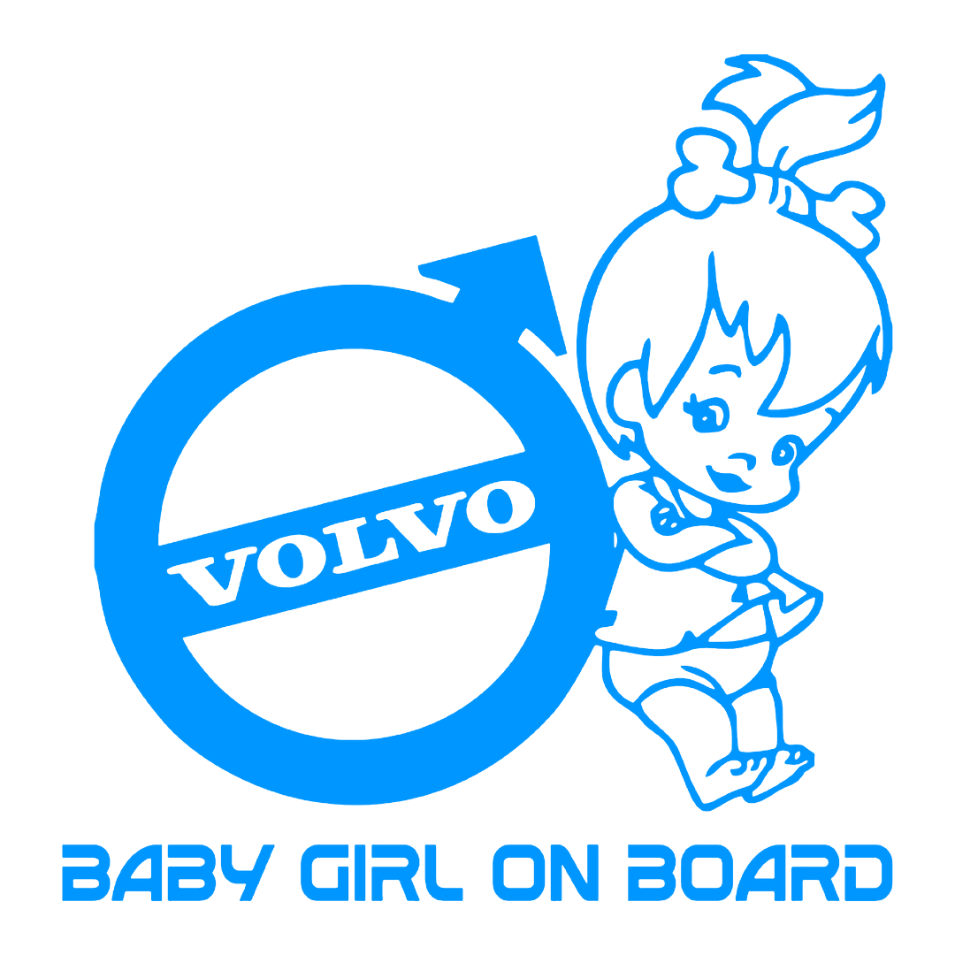Sticker - BABY ON BOARD VOLVO 2