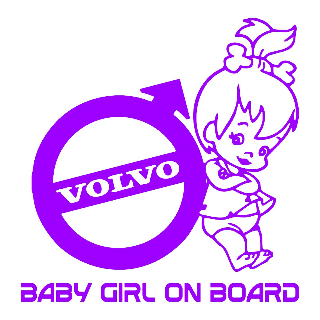Sticker - BABY ON BOARD VOLVO 2