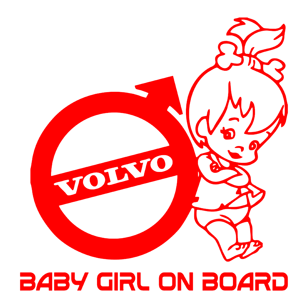 Sticker - BABY ON BOARD VOLVO 2