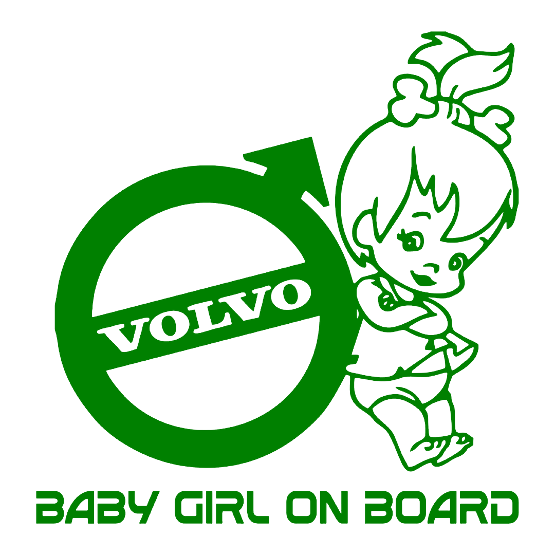 Sticker - BABY ON BOARD VOLVO 2