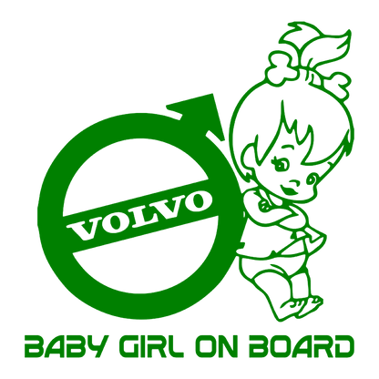Sticker - BABY ON BOARD VOLVO 2