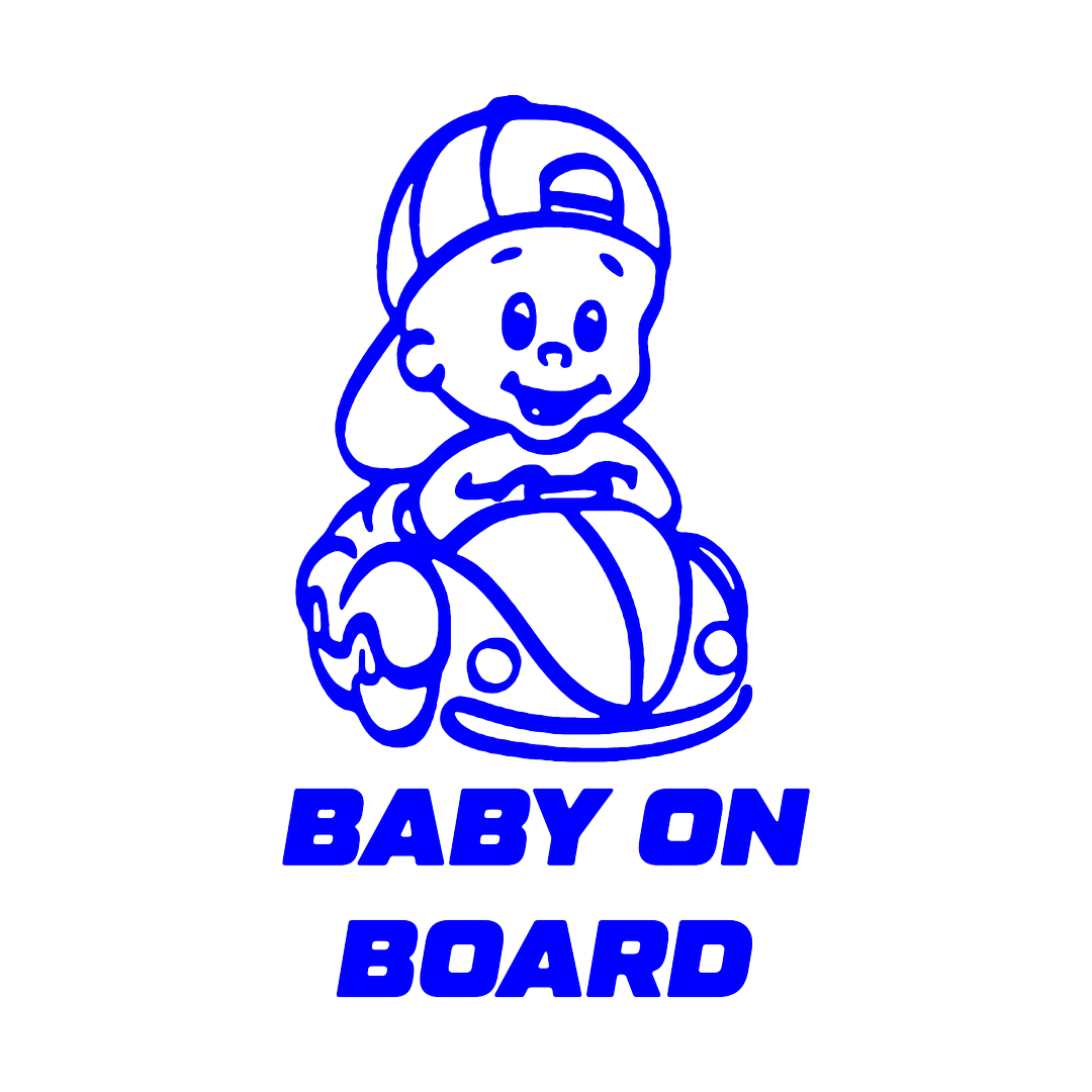 Sticker - BABY ON BOARD 4