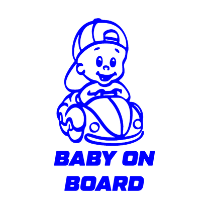 Sticker - BABY ON BOARD 4
