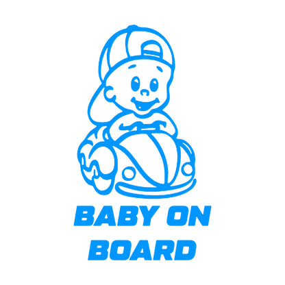 Sticker - BABY ON BOARD 4