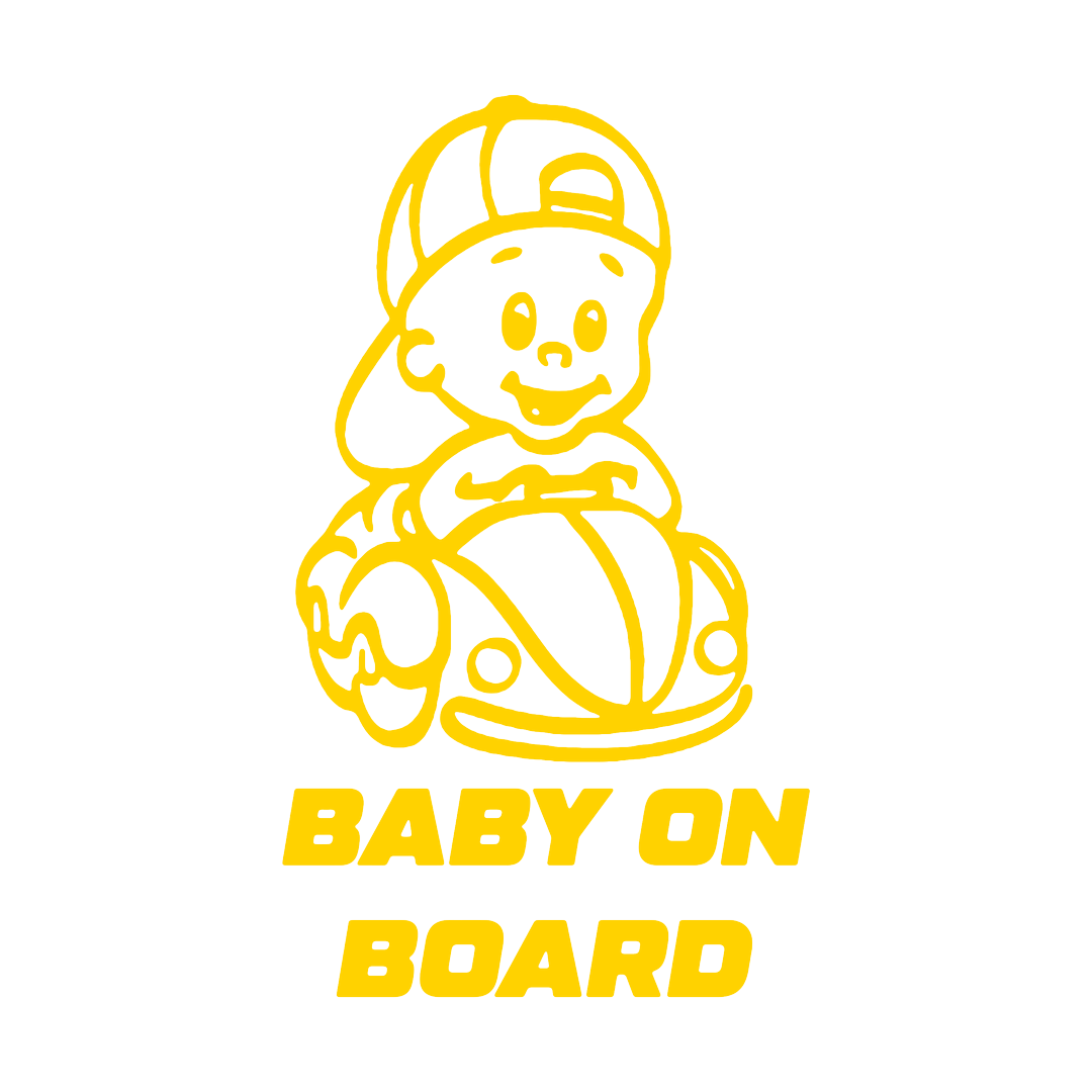 Sticker - BABY ON BOARD 4