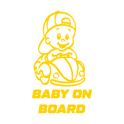 Sticker - BABY ON BOARD 4