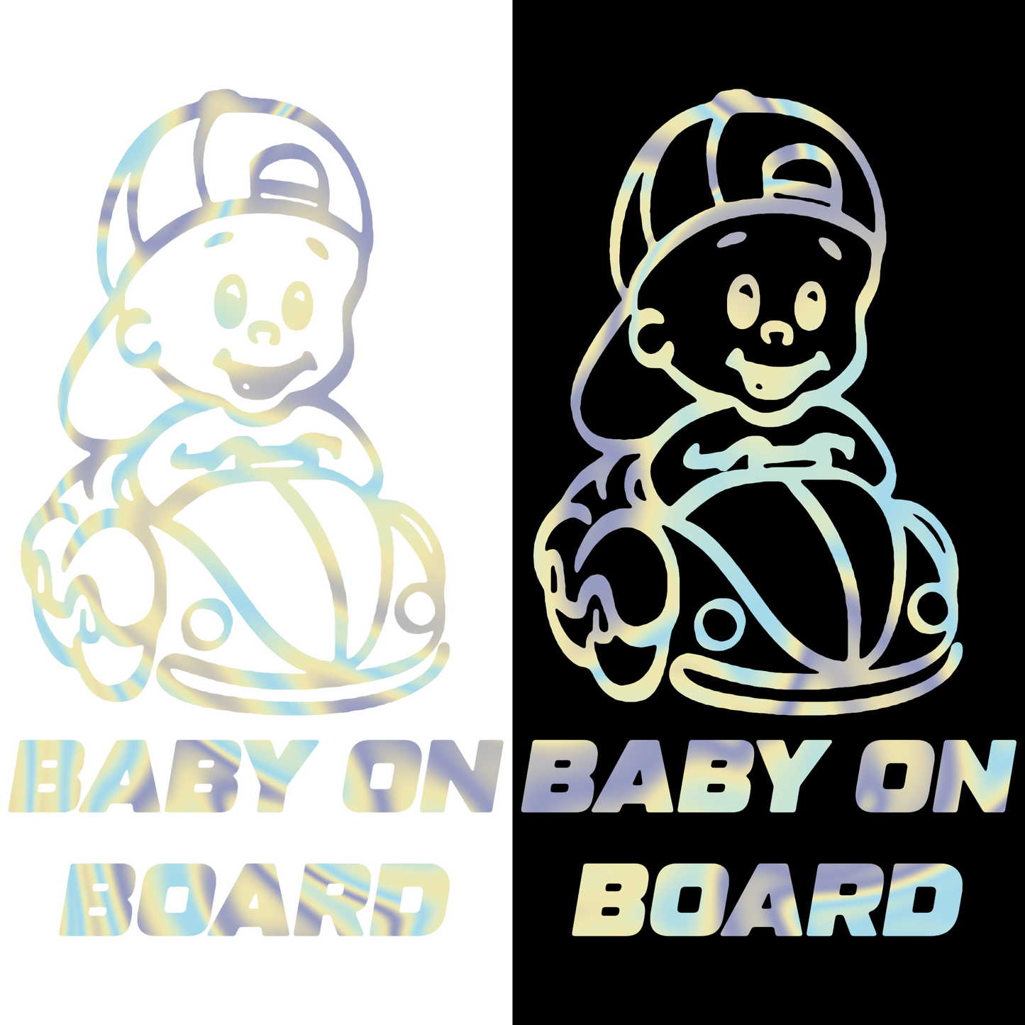 Sticker - BABY ON BOARD 4