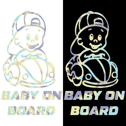 Sticker - BABY ON BOARD 4
