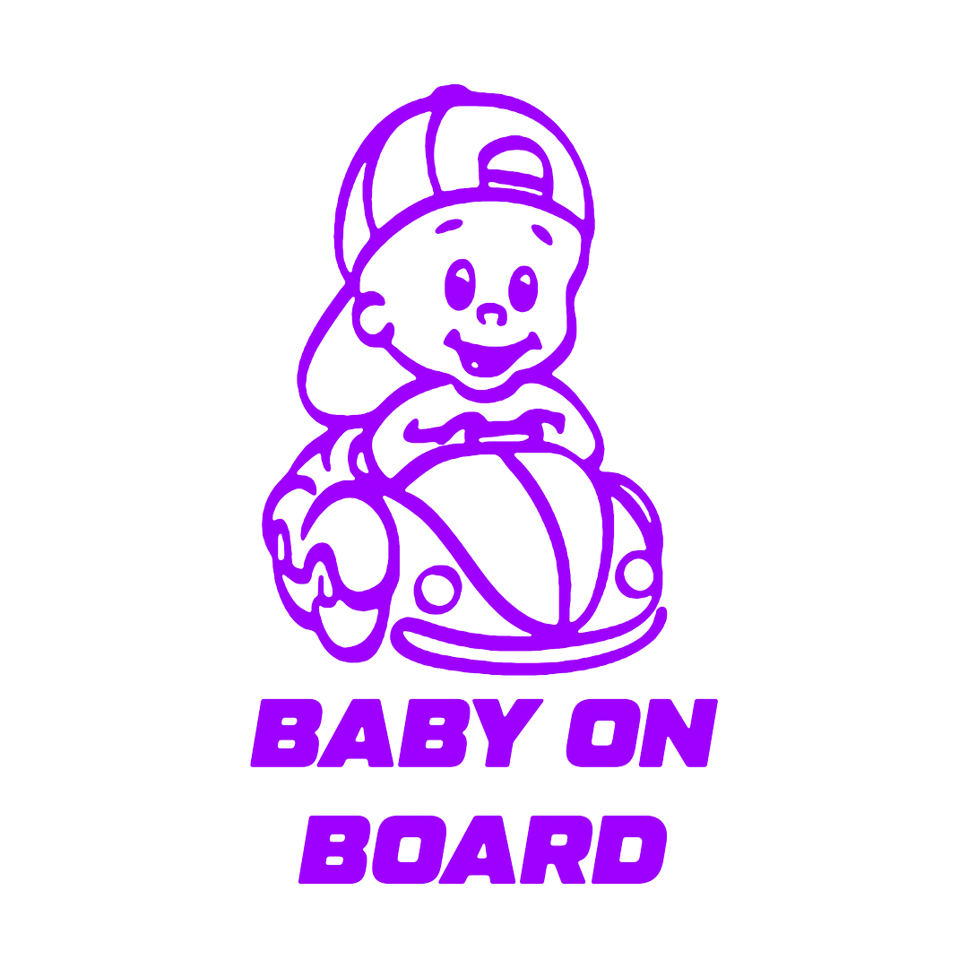 Sticker - BABY ON BOARD 4