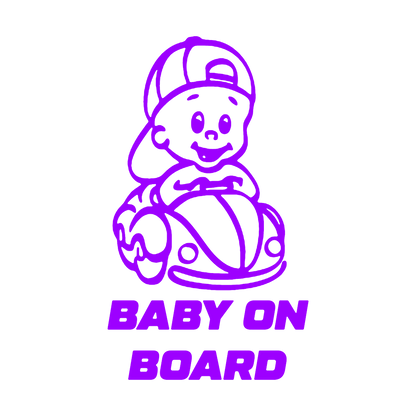 Sticker - BABY ON BOARD 4