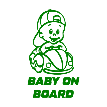 Sticker - BABY ON BOARD 4