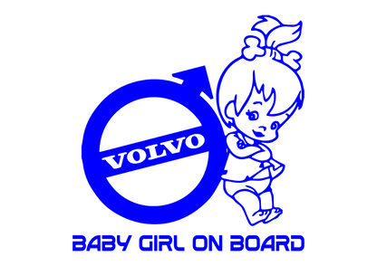Sticker - BABY ON BOARD VOLVO 2