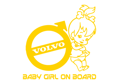 Sticker - BABY ON BOARD VOLVO 2