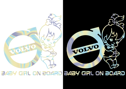 Sticker - BABY ON BOARD VOLVO 2