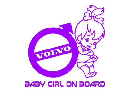 Sticker - BABY ON BOARD VOLVO 2