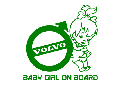 Sticker - BABY ON BOARD VOLVO 2
