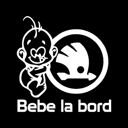 Sticker - BEBE LA BORD SKODA