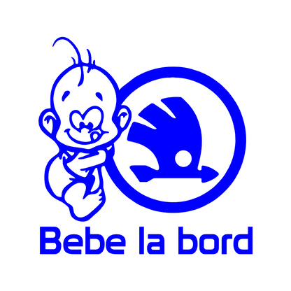 Sticker - BEBE LA BORD SKODA
