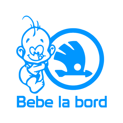 Sticker - BEBE LA BORD SKODA