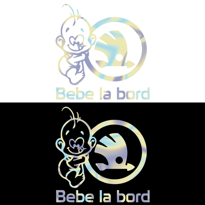 Sticker - BEBE LA BORD SKODA