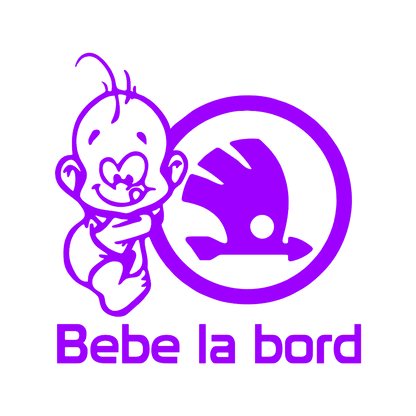 Sticker - BEBE LA BORD SKODA