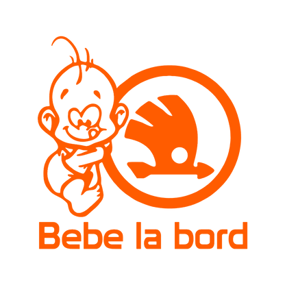 Sticker - BEBE LA BORD SKODA