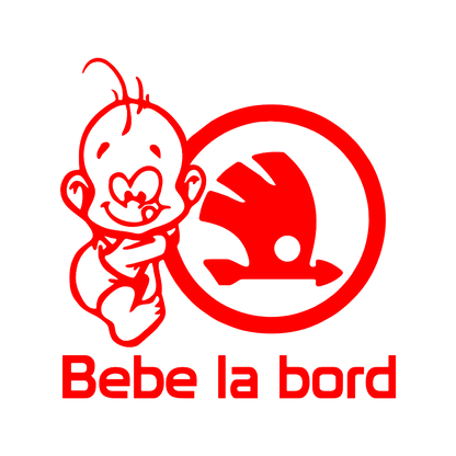 Sticker - BEBE LA BORD SKODA