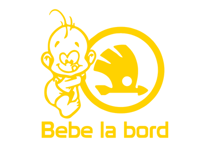 Sticker - BEBE LA BORD SKODA