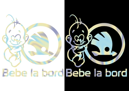 Sticker - BEBE LA BORD SKODA