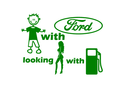 Sticker - BOY WITH FORD LOOKING FOR GIRL WITH FUEL