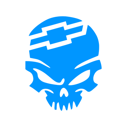 Sticker - CHEVROLET SKULL 2