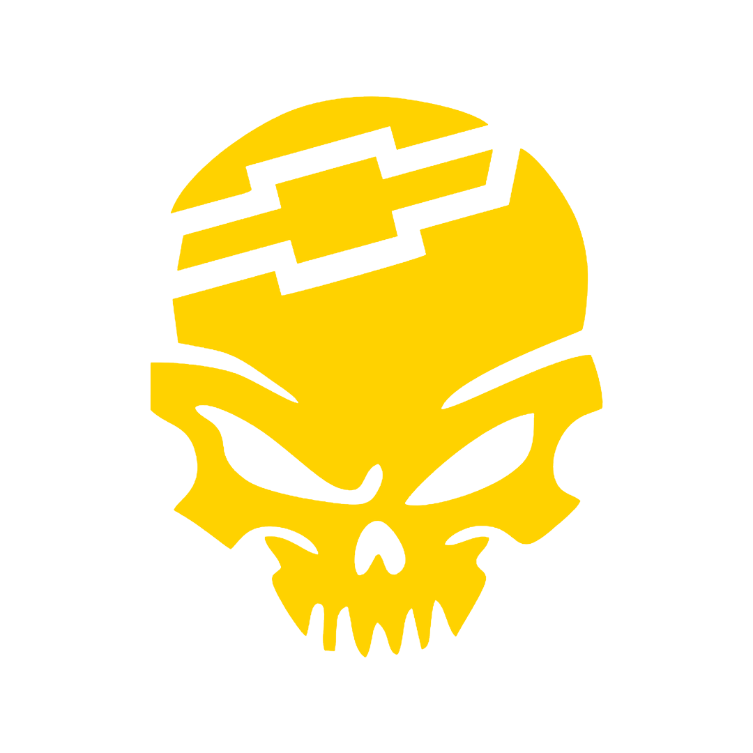 Sticker - CHEVROLET SKULL 2