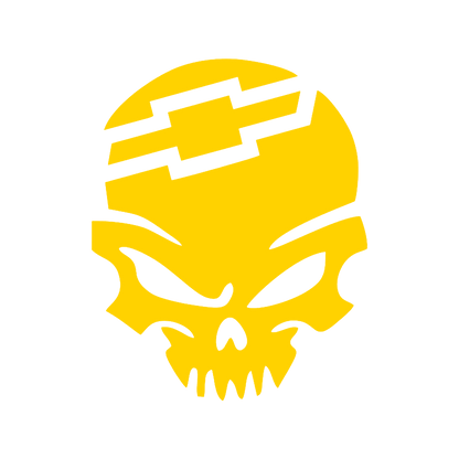 Sticker - CHEVROLET SKULL 2