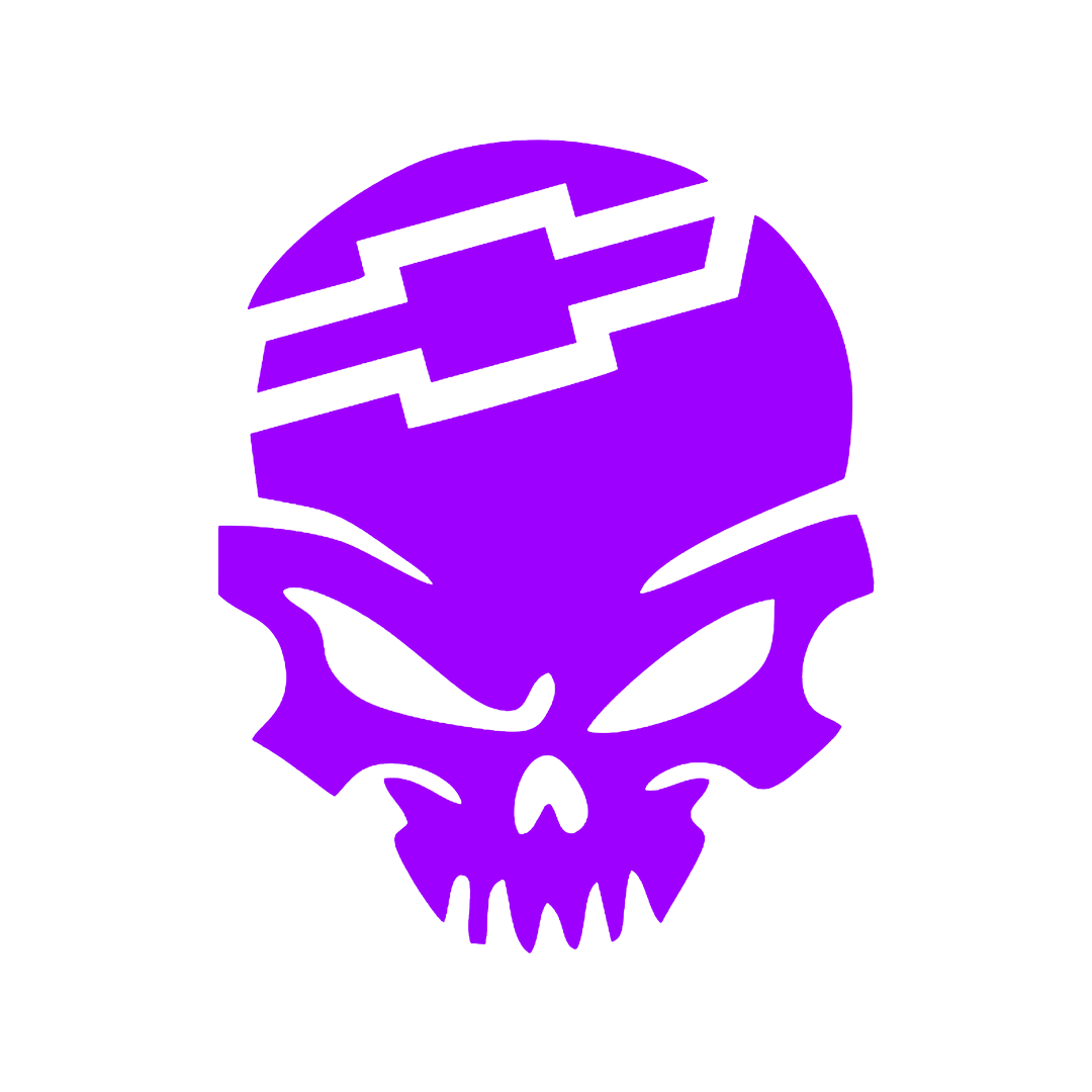 Sticker - CHEVROLET SKULL 2